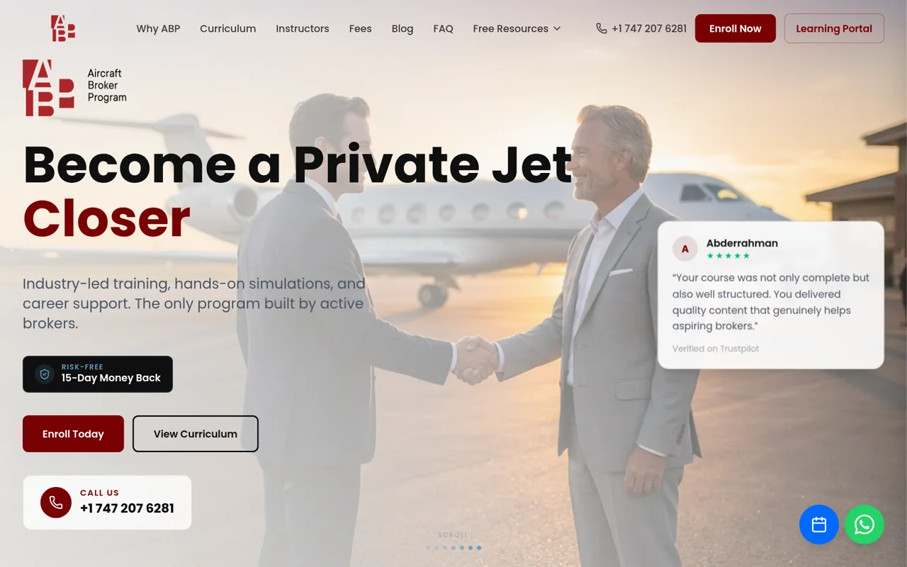 Aircraft Broker Program home page